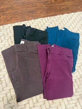 Bundle Loft Skinny Ankle Pants